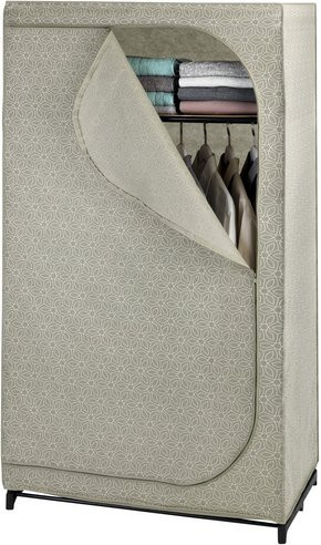 Wenko Kleiderschrank Balance in Taupe mit Ablage, B/H/T: 90 x 160 x 50 cm - Bild 1