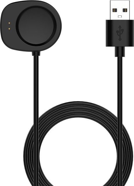Hujerl Ladestation für Amazfit T-Rex 3, T-Rex3 Pro und Balance/Balance2 Smartwatch, Ladekabel mit Chip-Schutz in Schwarz - Bild 1