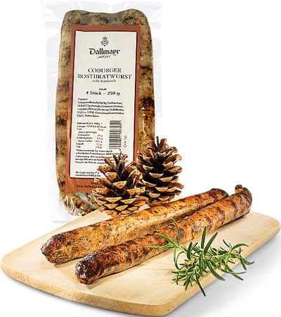 Dallmayr Delikatessen Coburger Rostbratwurst 250 g