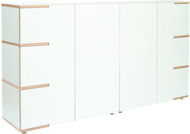 Tojo Side Schrank in Weiß für Wohnzimmer, Esszimmer und Home Office - Bild 1