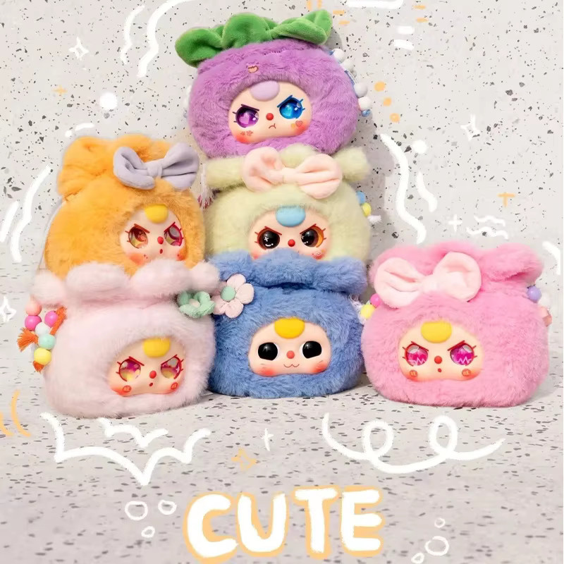 52TOYS Baby Drei Glück Glück Tasche Blind Box Serie Plüsch Spielzeug Multicolor - Bild 3