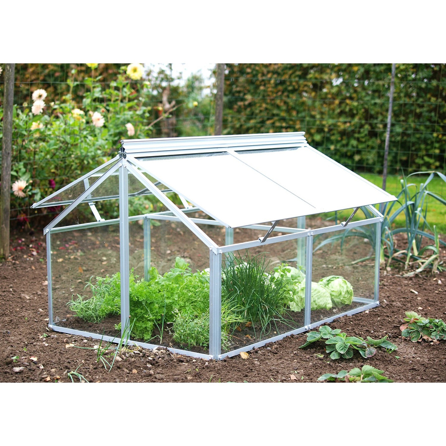 Vitavia Frühbeet Gaia Jumbo aus Aluminium mit ESG-Glas in Silber, B: 83 cm, T: 119 cm, H: 72 cm - Bild 2