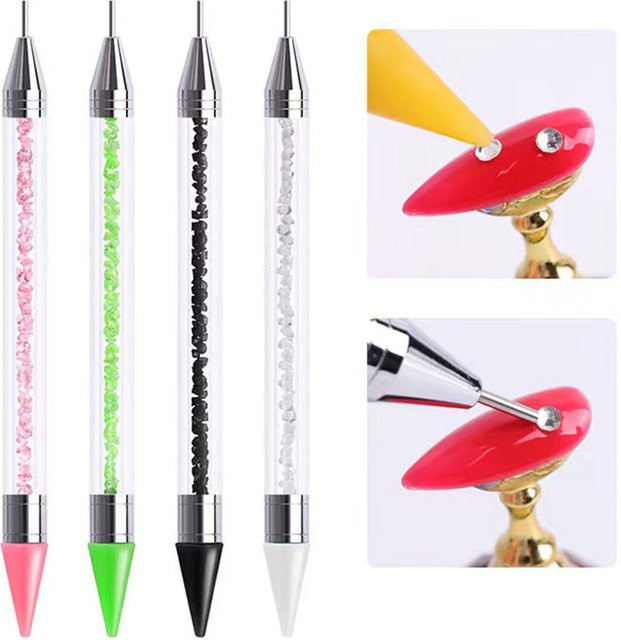FUMOSIK Nagelkunst Pinsel Doppelkopf, Black, Unisex - Bild 1