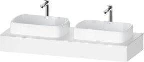 Duravit Konsole Qatego in Weiß, B/T/H: 140 x 55 x 17 cm - Bild 1