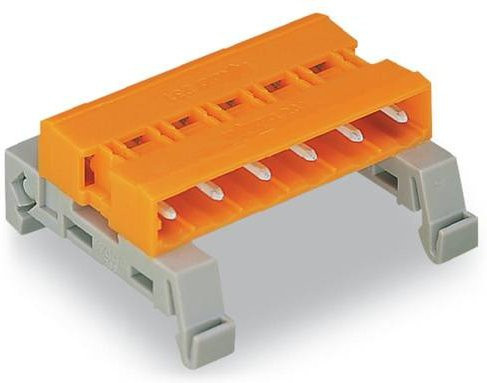 WAGO Stiftleiste Standard 301 Polzahl 12 in Orange 232-592/007-000 10 Stück - Bild 1