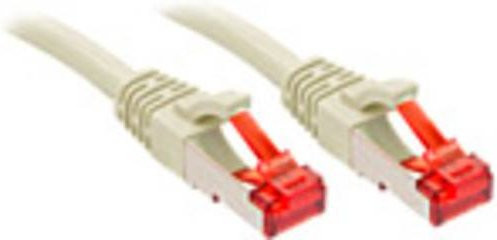 Lindy RJ45 Patchkabel CAT 6 S/FTP Ethernet LAN in Grau, Länge: 15,00 m - Bild 1