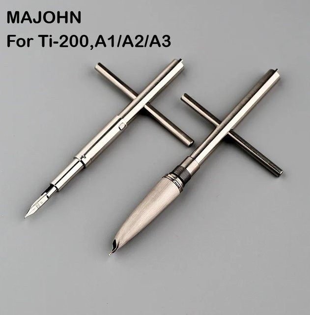 Majohn Ti200 Metall-Demontagewerkzeug in Silber für die Reparatur, Montage und Reinigung von Füllfederhalter-FederEinheiten - Bild 1