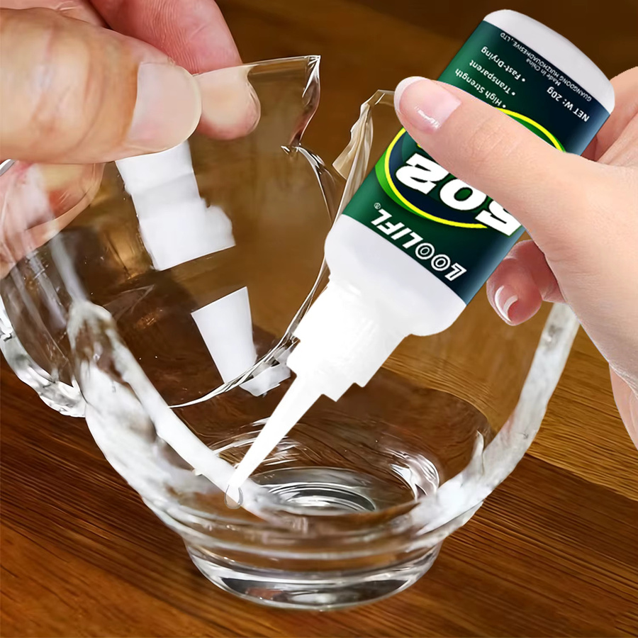 LOOLIFL 502 Super Glue Professional Liquid Cyanacrylat-Kleber für Glas, Metall und Kunststoff - Bild 2