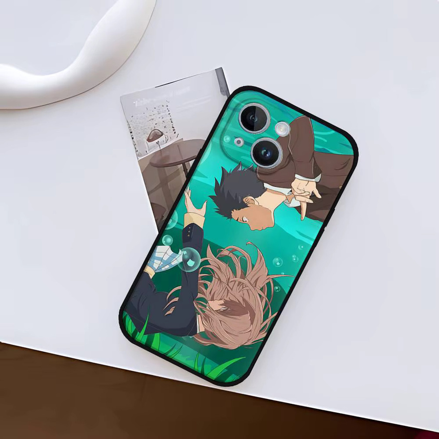 Anime A Silent Voice Handyhülle in Schwarz für verschiedene Apple iPhone Modelle - Bild 3