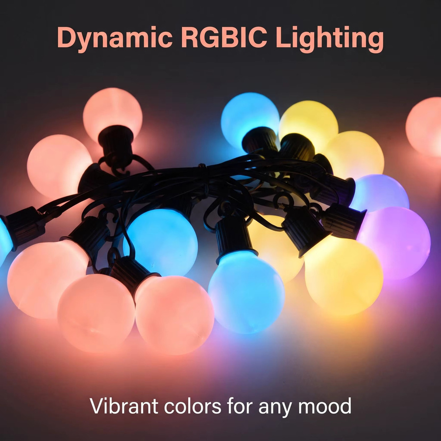 SerRickDon Smart LED Lichterkette mit WIFI und Bluetooth, Multicolour USB Dekorations-Lichterkette für Garten und Zimmer - Bild 3