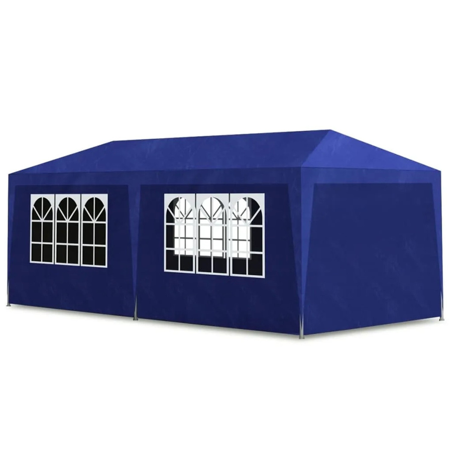 vidaXL Partyzelt Blau B/T/H: 6 x 3 x 2,5 m - Bild 2