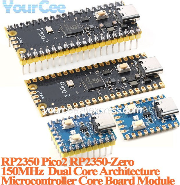 RP2350-Zero Mikrocontroller-Entwicklungsboard für Raspberry Pi Pico mit Dual-Core und Dual-Architektur 150MHz - Bild 1