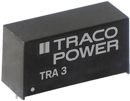 TracoPower TRA 3-1211 DC/DC-Wandler Print, Schwarz, 12 V/DC zu 5 V/DC, 600mA, 3W, 1 Ausgang - Bild 1