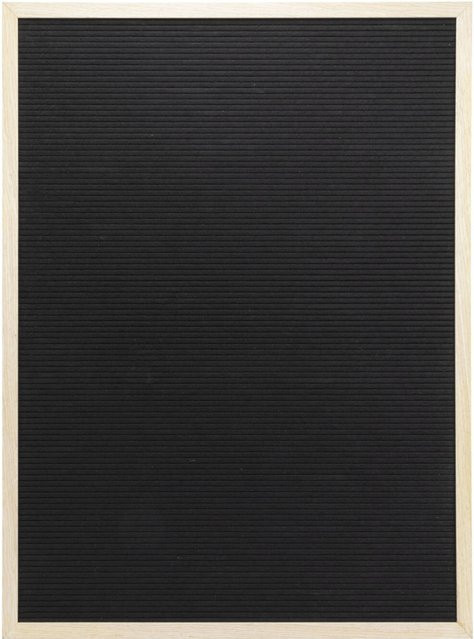 Securit Letterboard aus lackiertem Teakholz in Schwarz mit 256 Buchstaben, Zahlen und Symbolen, Breite: 60 cm, Höhe: 80 cm - Bild 1