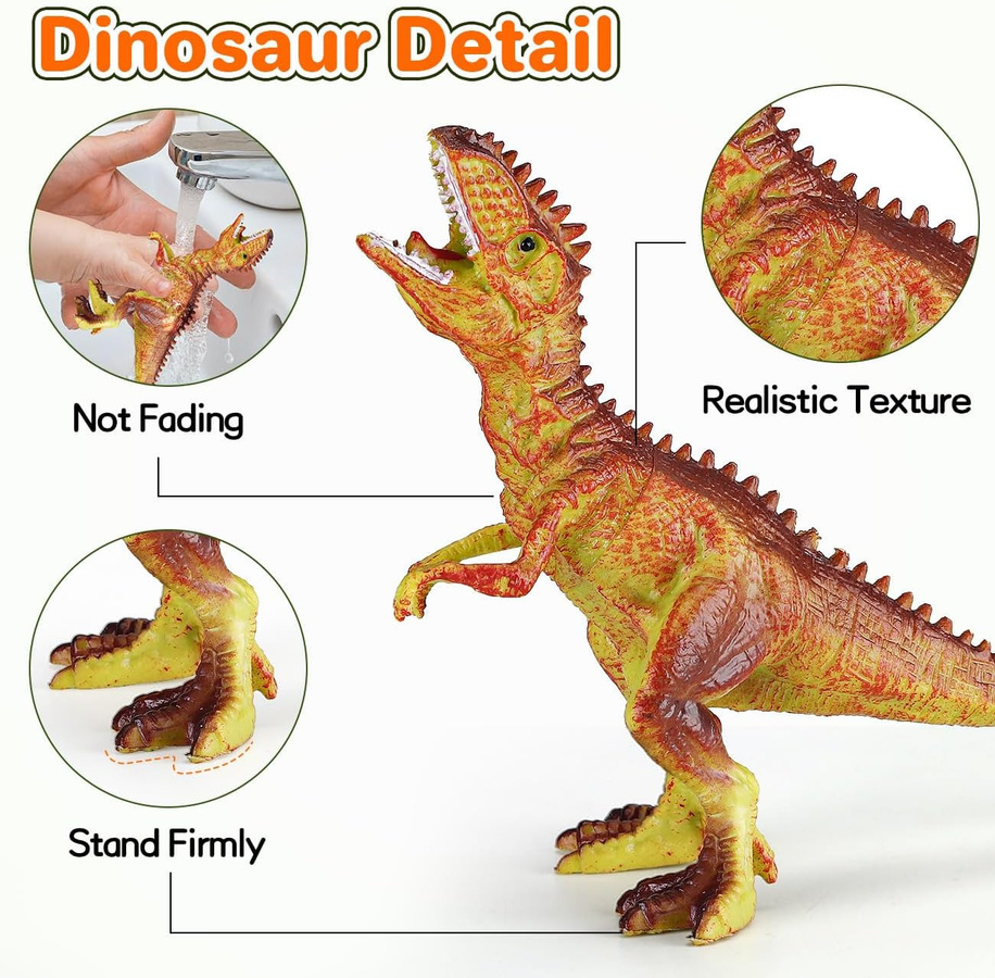 Linyi toy Dinosaurier Spielset grün 46-teiliges Set - Bild 3