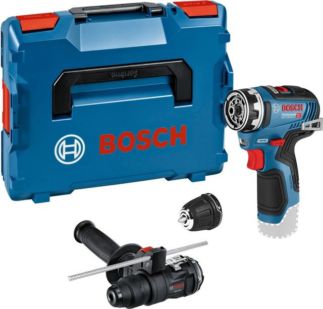 Bosch Professional Akku-Bohrschrauber GSR 12V-35 FC Solo in Blau und Schwarz - Bild 1