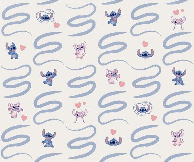 Komar Vliestapete Lilo und Stitch in Lila Mix Multicolor für Kinder - Bild 1
