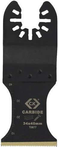C.K T0877 Sägeblatt aus Metall mit Carbide-Spitze in Schwarz - Bild 1