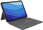 Logitech Combo Touch Tastatur und Foliohülle mit Trackpad und Hintergrundbeleuchtung für Apple iPad Pro 11 Zoll in Oxford Gray mit QWERTY-Layout und Smart Connector - Bild 1