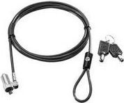 HP Ultraslim Keyed Cable Lock Sicherheitskabelschloss in Schwarz mit 1,8 m Kabellänge (H4D73AA) - Bild 1