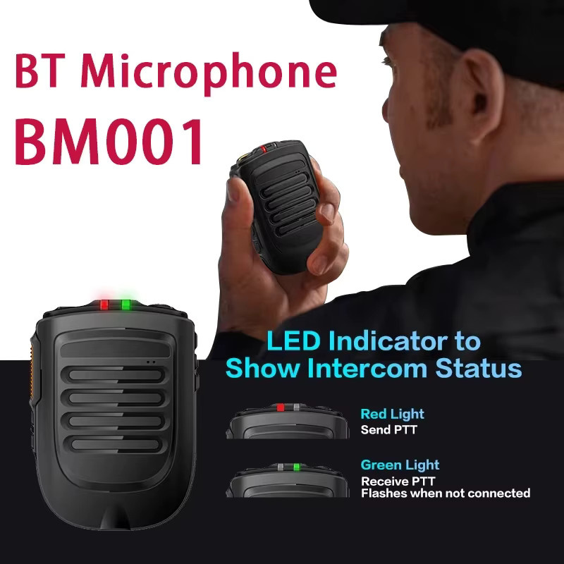 UNIWA Zello Walkie Talkie mit SOS und PTT-Taste, Android POC Handheld Wireless mit Bluetooth Mikrofon, Schwarz, kompatibel mit Alps F40 F22 F25 - Bild 4