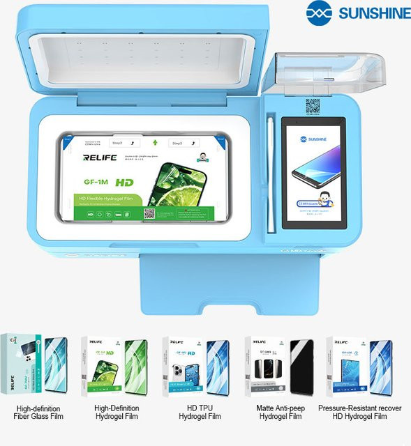 SUNSHINE C3 Mix Ultra 2-in-1 intelligente Filmschneidemaschine und Filmlaminierung in Blau - Bild 1
