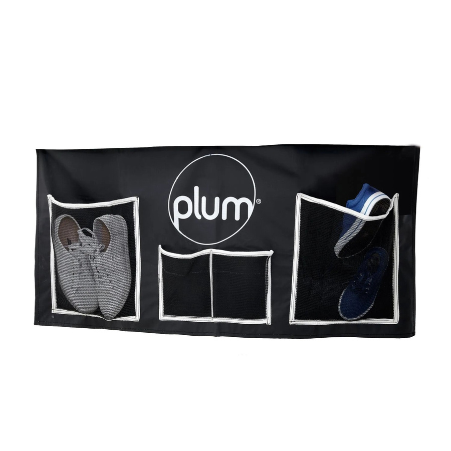 Plum Trampolin Schuh- und Aufbewahrungstasche mit 4 Netzfächern in Schwarz - Bild 2