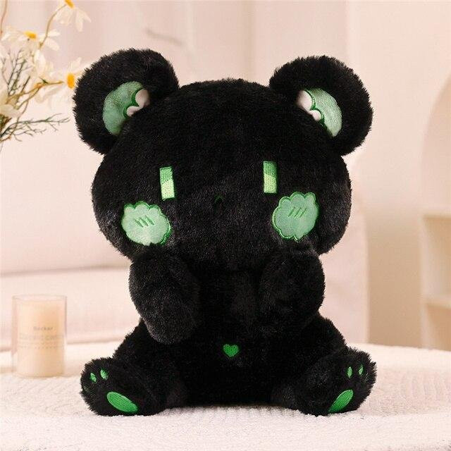 Binchi Keji Travel Kawaii-Bären-Plüschtier, Schwarz, ab 12 Jahre - Bild 1