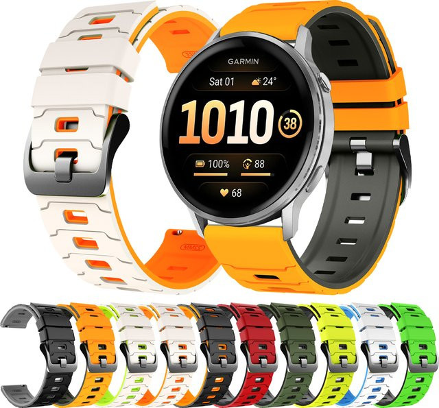 Uhrenarmband Silikon, Bunt, Unisex - Bild 1