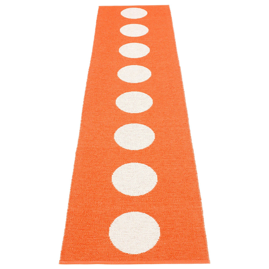 Pappelina Vera Teppich orange / vanilla B/T: 70 x 300 cm - Bild 1