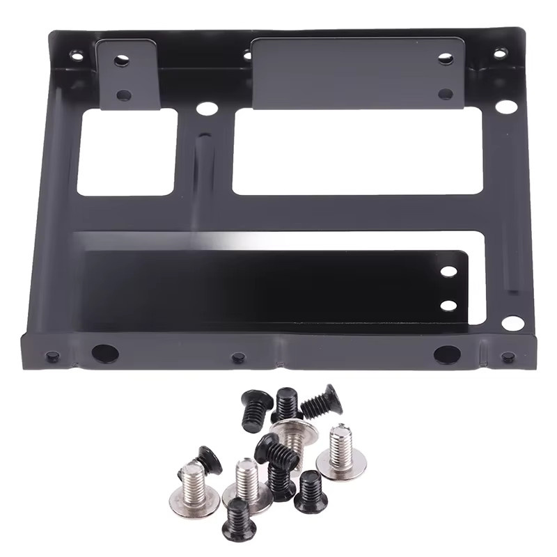 JETTING Interner SSD und Festplatten Adapter für Desktop PC, 2,5 bis 3,5 Zoll, Schwarz - Bild 5