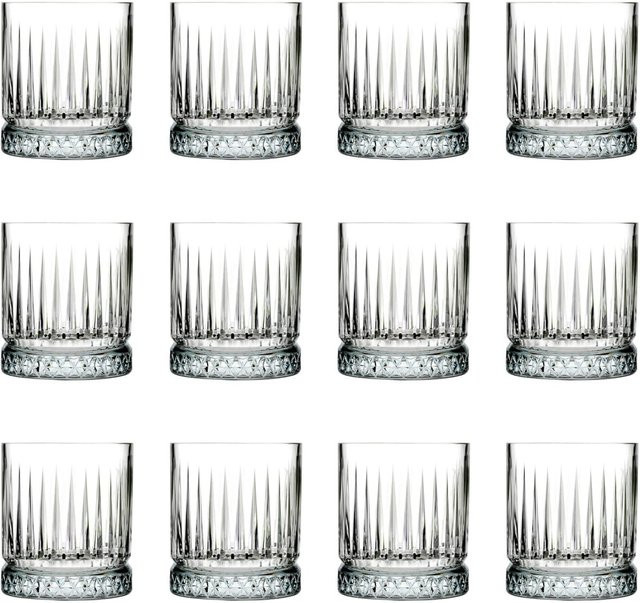 Elysia Whiskygläser Set, 12er-Pack transparente Tumbler für Whisky und Cocktails, 210 ml - Bild 1