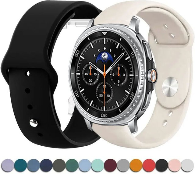 Hiyii Uhrenarmband Silikon, Schwarz, Unisex - Bild 1