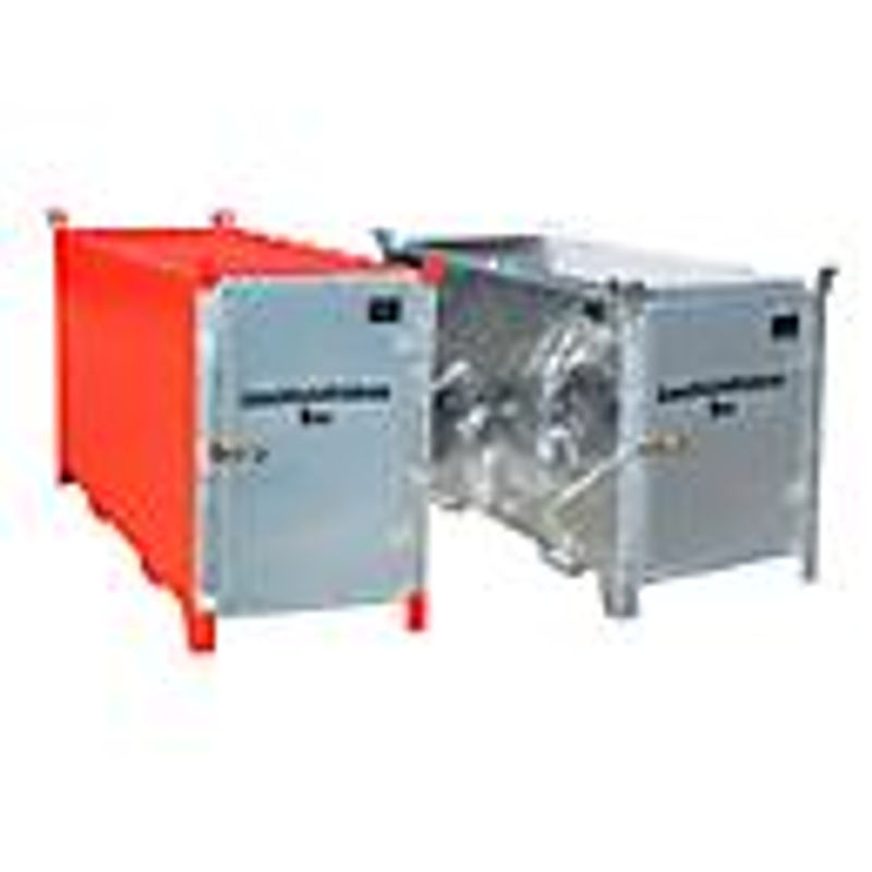 Leuchtstoffröhrenbox BAUER SL 150 aus Stahlblech, unterfahrbar und abschließbar, Farbe: Rot, B/T/H: 170 x 77 x 11,25 cm - Bild 3