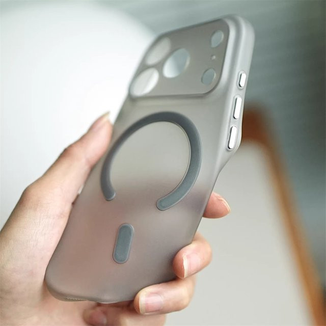 YUEDESHENG Magnetische Softcase-Hülle für iPhone 17 Pro Max, 15, 14, 13, 12 Plus, Ultradünn, Matt und Transluzent, Kompatibel mit MagSafe, Schwarz oder Transparent - Bild 1