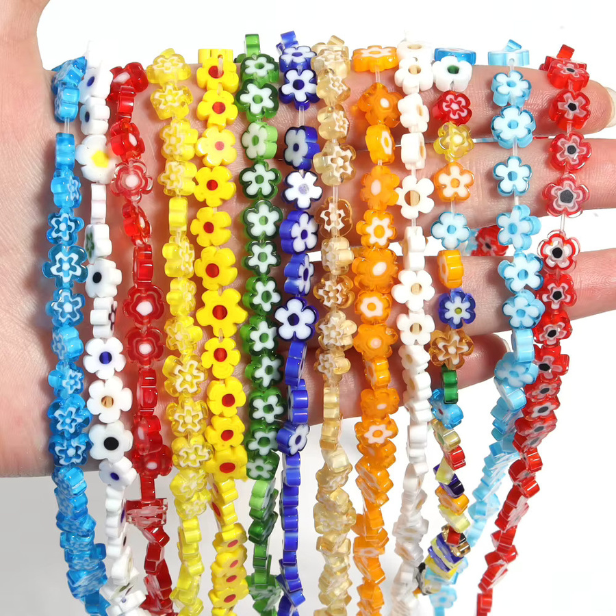 louleur Perlen, Bunt, Pflaumenblüte, Unisex - Bild 3