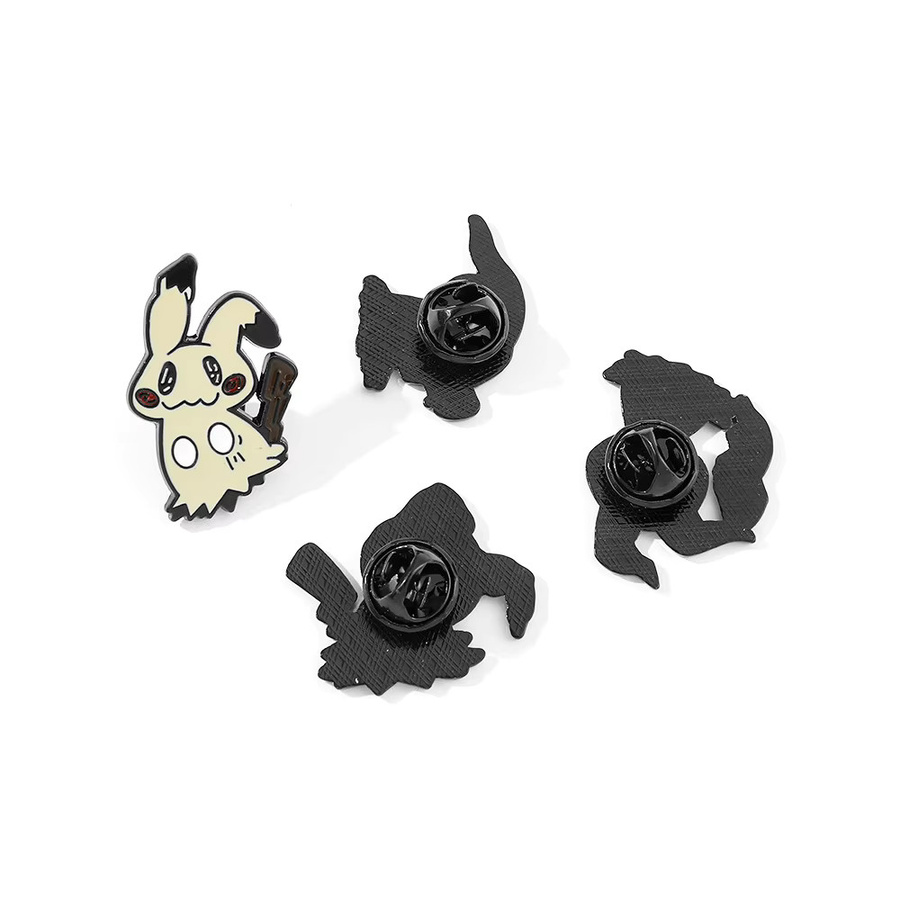 Bandai Mimikyu Emaille-Pins, 4 Stück, Unisex - Bild 2