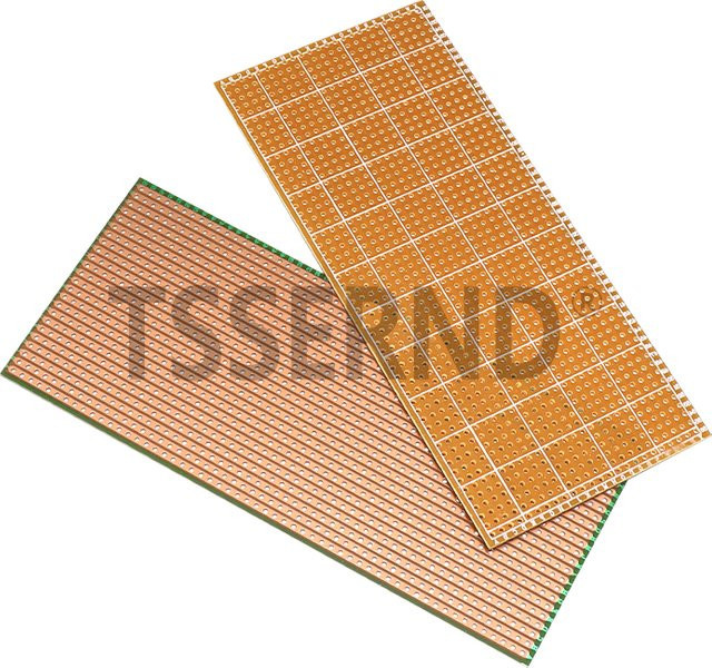 TSSERND PCB-Prototyp-Platine Einseitige Universelle Experimentier-Platine für Arduino, Farbe: Braun, B/T: 6,5 x 14,5 cm - Bild 1