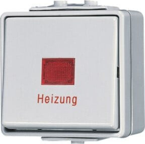 Jung Notschalter Heizung Universal Aus-Wechsel 606 in Weiß - Bild 1