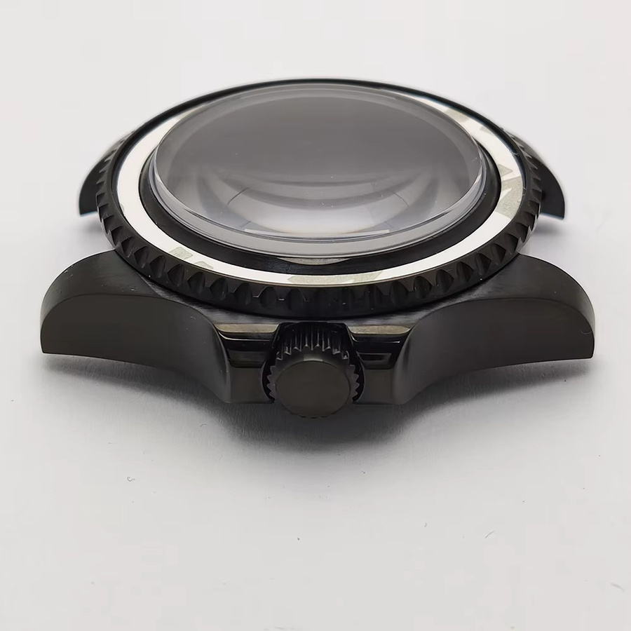 OUMASHI Armbanduhr, 44 mm, Edelstahl, Silber, Schwarz, Unisex - Bild 5
