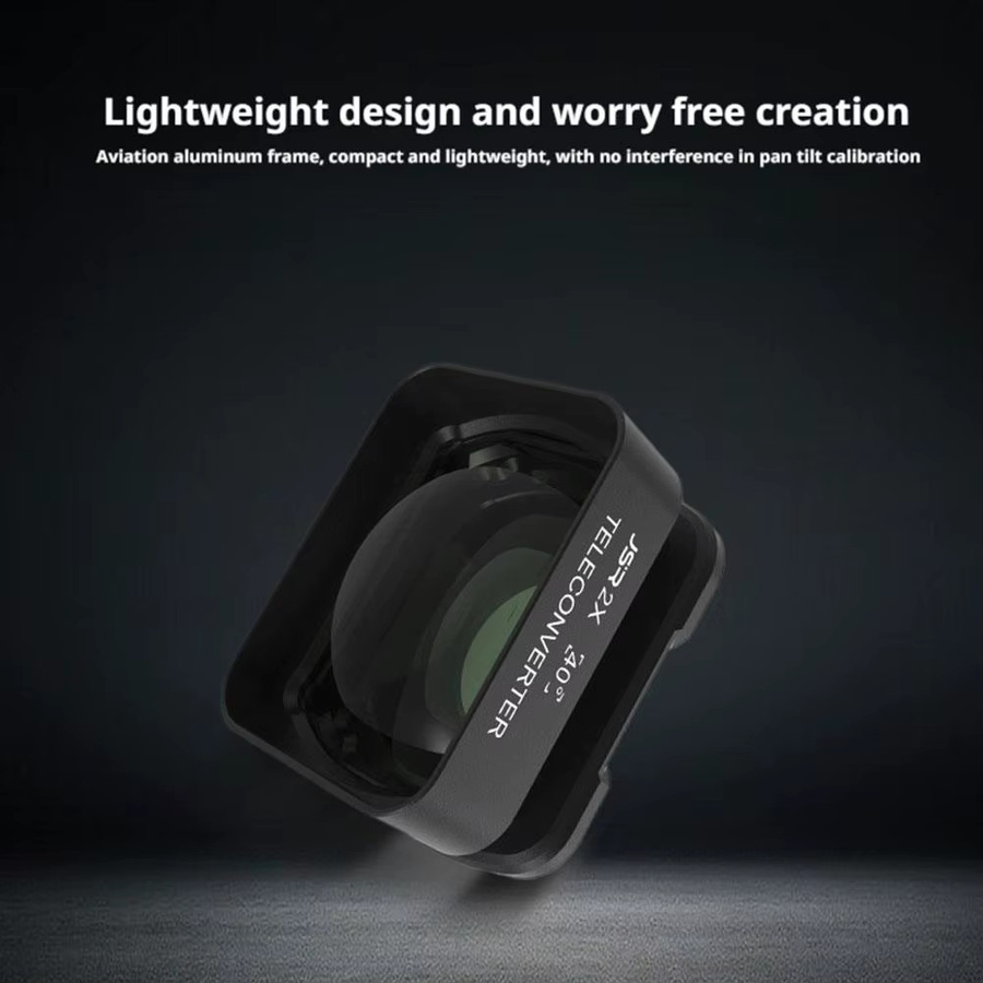 DJI Osmo Pocket 3 Magnetisches Makro-Zoom Mikroskop Objektiv und Telekonverter in Schwarz für professionelle Fotografie - Bild 2