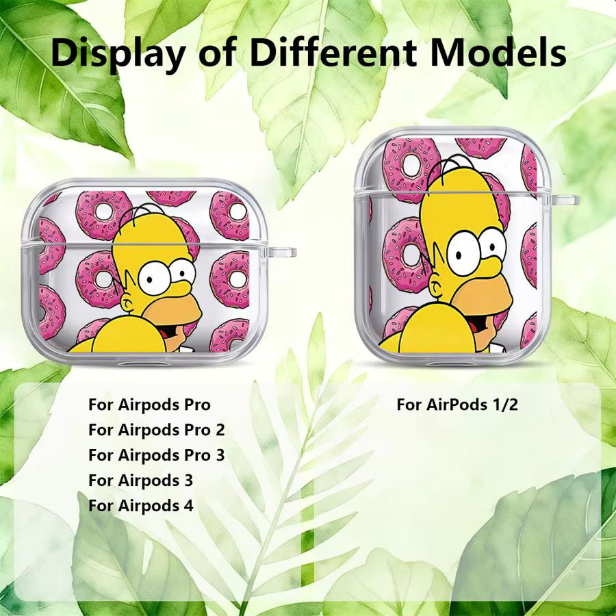 Transparente Kopfhörerhülle für AirPods Pro 1, 2 und 3 von The S-Simpsons - Bild 3