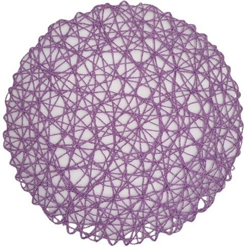 Runde Tischmatte KTY in Violett, rutschfest und wärmeisolierend, Durchmesser: 38 cm - Bild 1