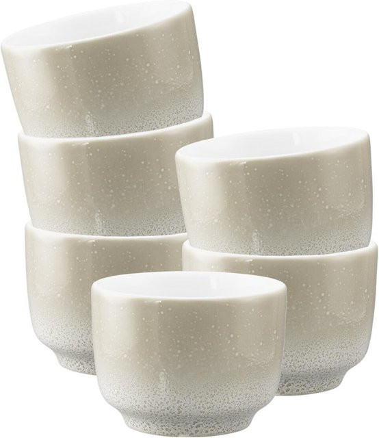 Seltmann Weiden Kaffeetasse Sento Home ohne Henkel, Weiß, Porzellan, 210 ml - Bild 1