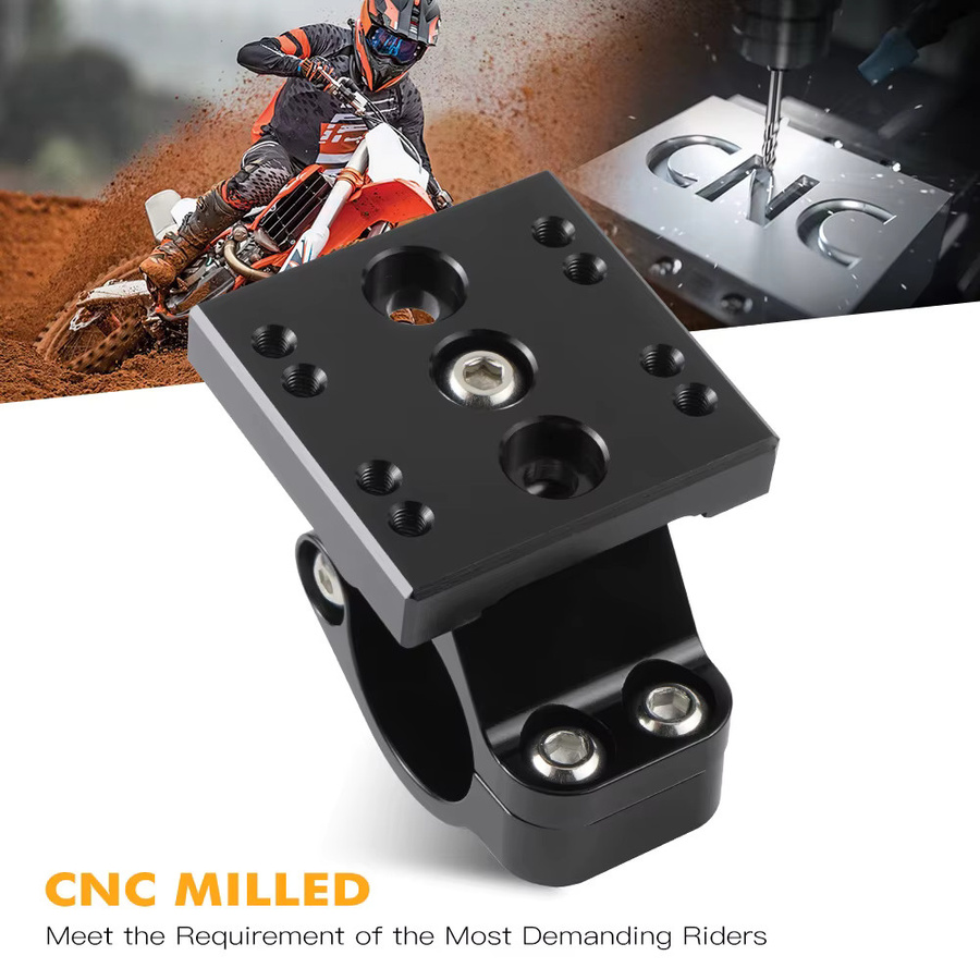 NICECNC Lenker-Navigationshalterung für Telefon und GPS, passend für Husqvarna 901 Norden 2022-2023, TE 300, TE300i und FE450 2014-2023, 1-1/8 Zoll, Schwarz - Bild 6