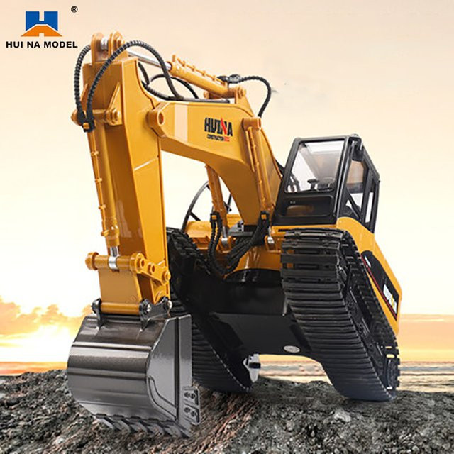 Huina 1535 RC Bagger, ferngesteuerter LKW, 1:14, mit Lichtern - Bild 1
