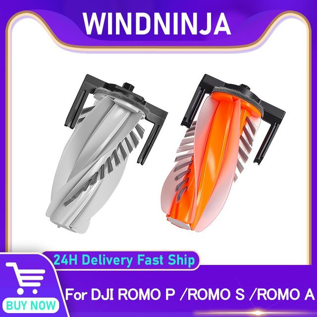 WINDNINJA Hauptbürste als Ersatzteil für DJI ROMO P, ROMO S und ROMO A Roboterstaubsauger, Rollenbürste in Multicolor - Bild 1