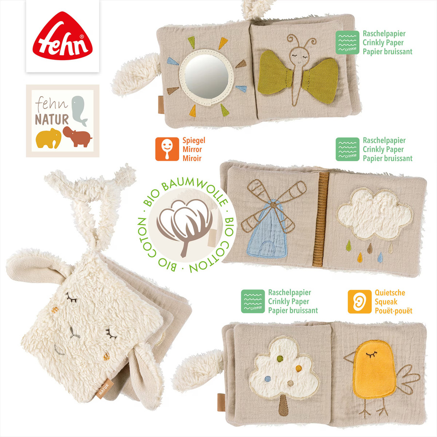 Fehn Stoffbuch Schaf, Stoffbuch, ab 0 Jahre - Bild 2