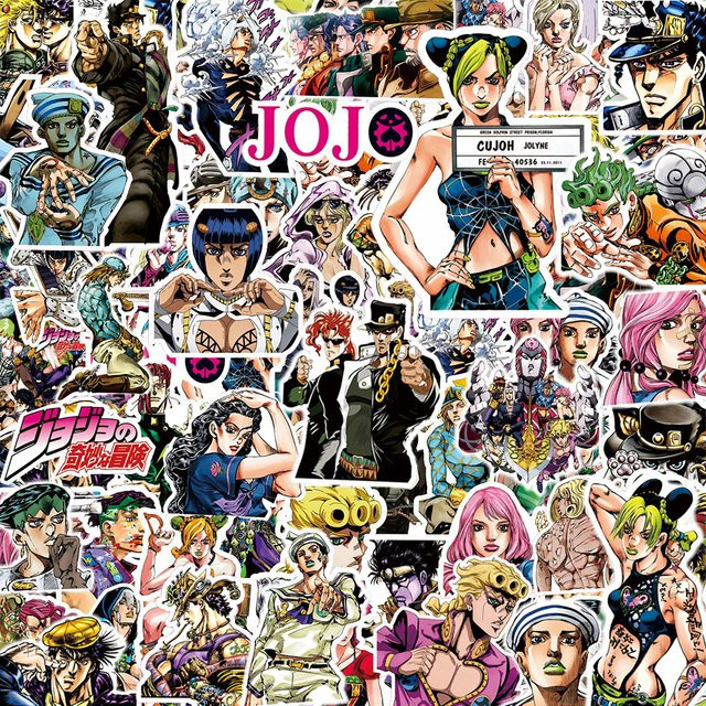 Bandai JoJo Bizarre Adventure Aufkleber, Bunt / Mehrfarbig, Set / Bundle - Bild 1