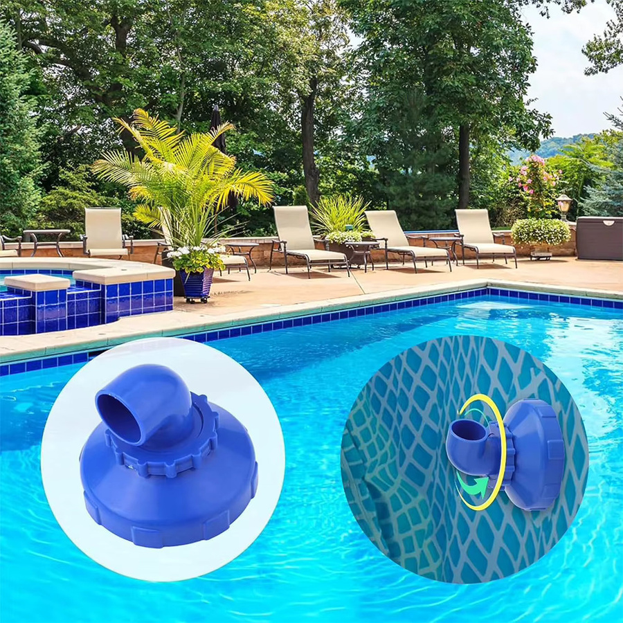 Intex Pool-Jet-Düsen, 360-Grad-drehbare Einlassdüse in Blau als Ersatz für Intex Outlet Pool-Düsen - Bild 2